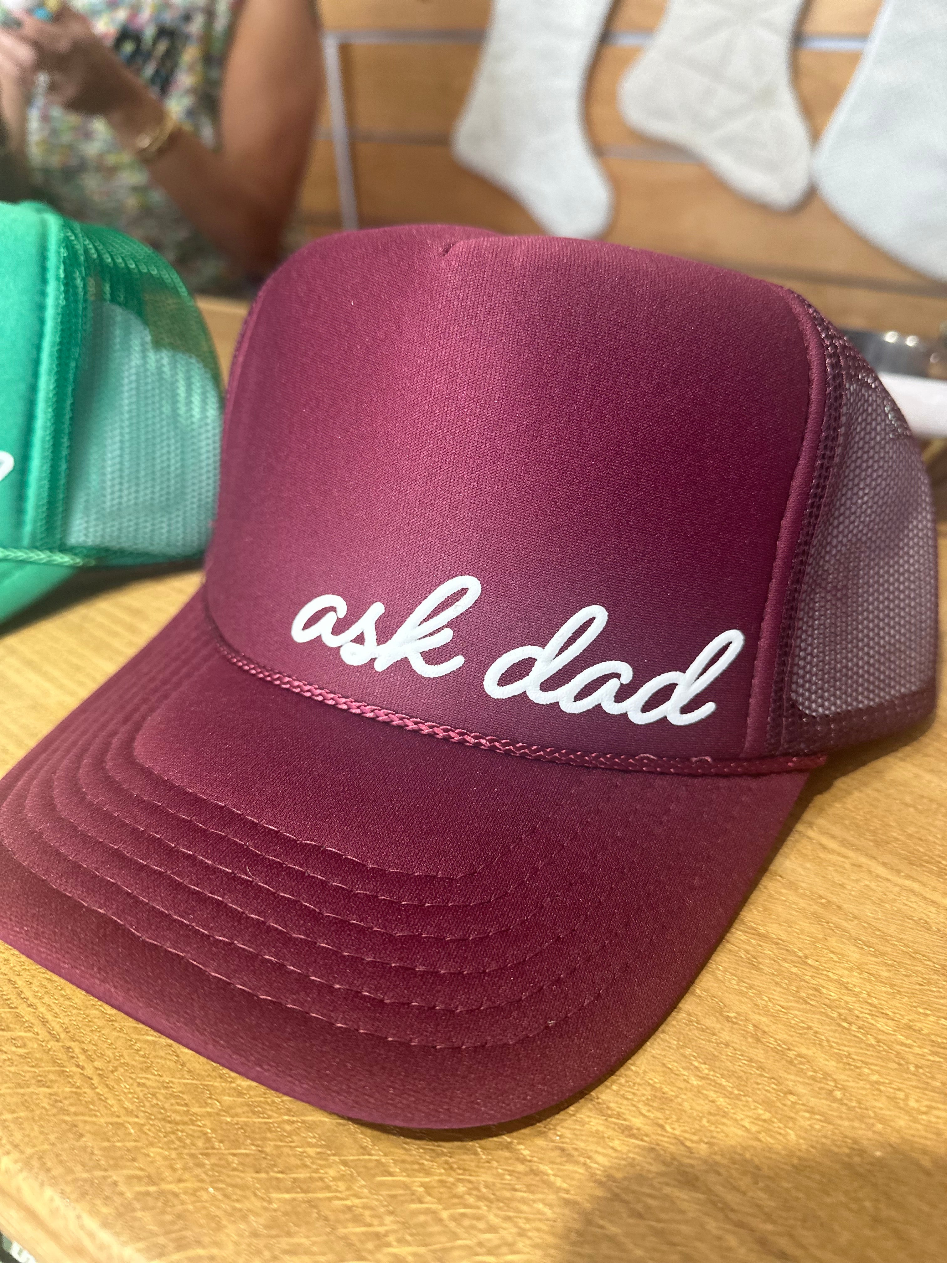 Ask Dad Trucker Hat