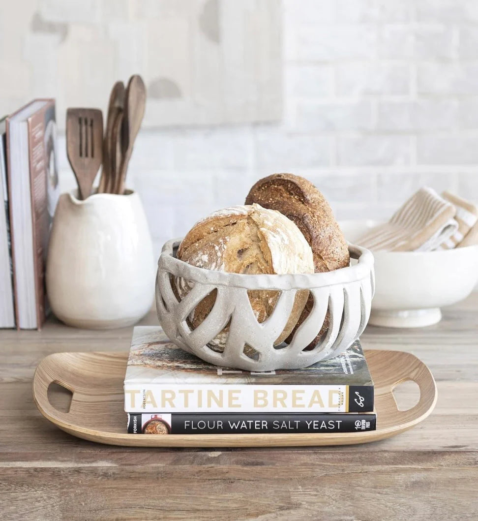 Stoneware Fruit Basket
