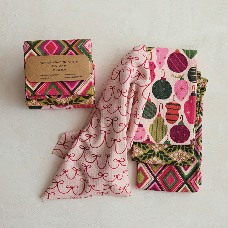Woven Printed Microfibre Tea Towel