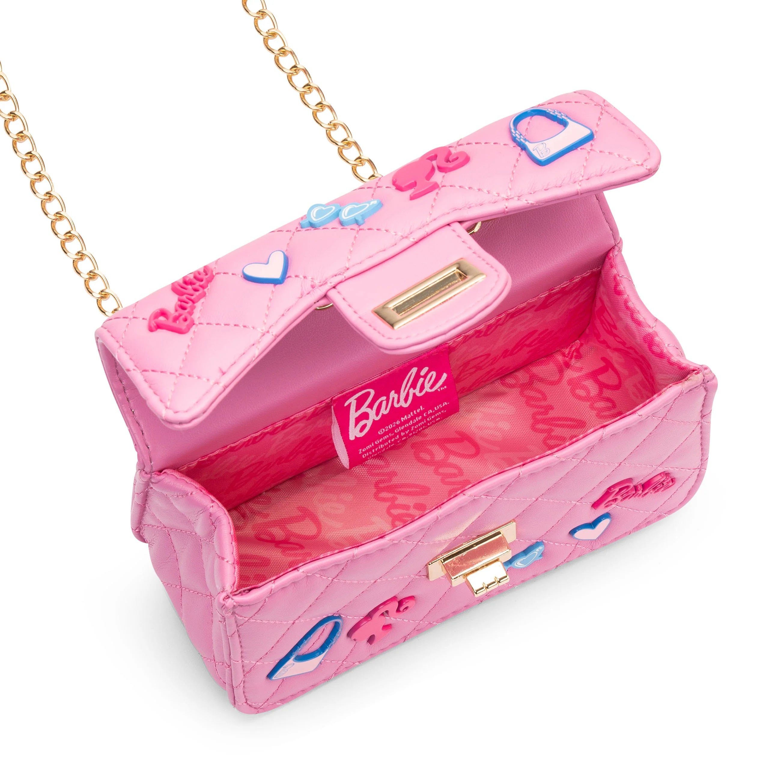 Barbie™ Classic Quilted Handbag with Charms