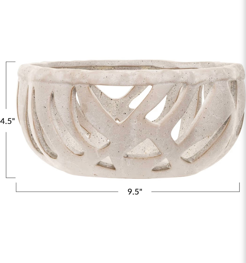 Stoneware Fruit Basket