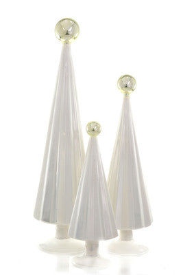 Pleated Trees Ivory Pearl