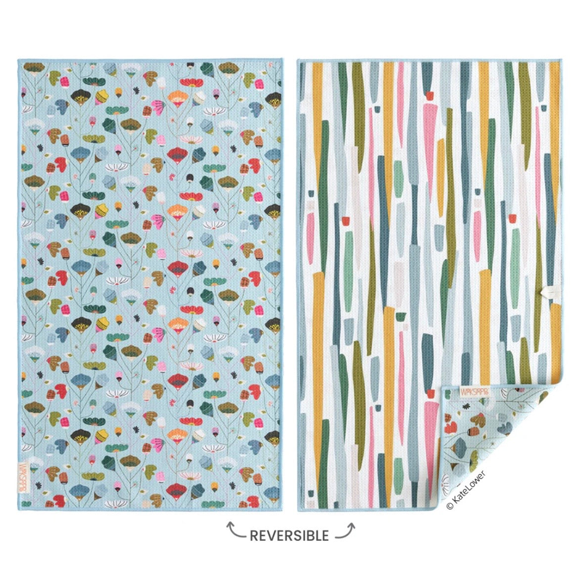 Microfiber Kitchen Towel Reversible