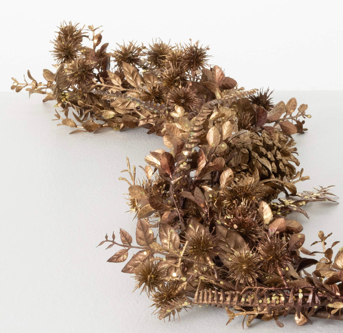 Burnished Gold Foliage Garland
