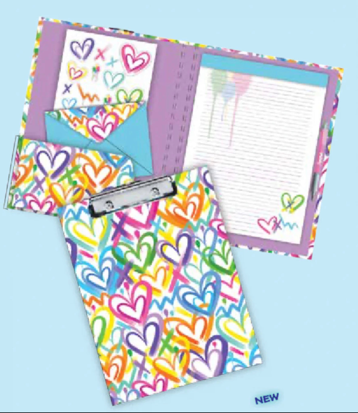 Corey Paige Hearts Clipboard Set