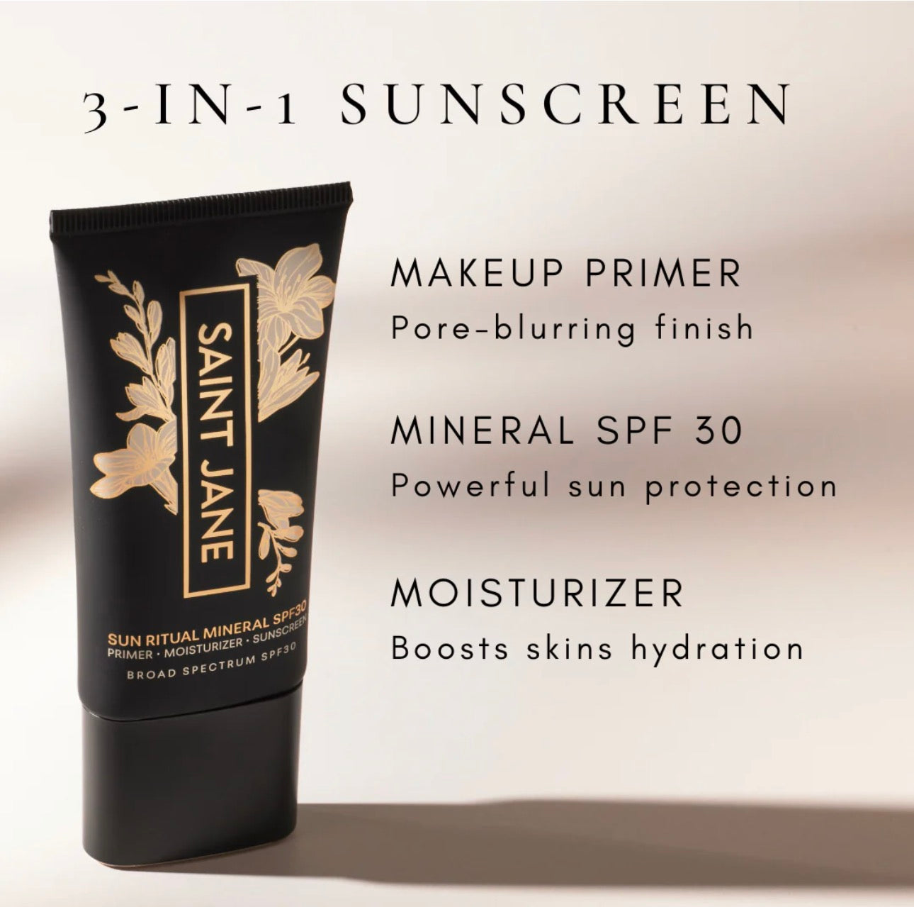 Saint Jane Sun Ritual Mineral SPF 30 Sunscreen