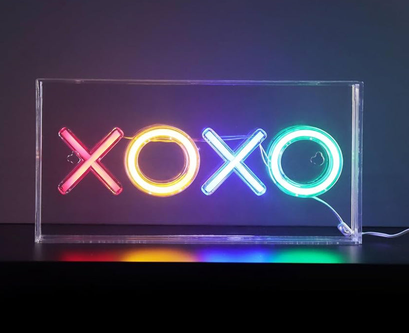 Acrylic Frame with Neon Sign
