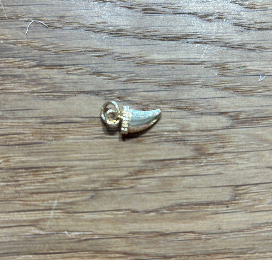 Gold Filled Small Tusk Charm