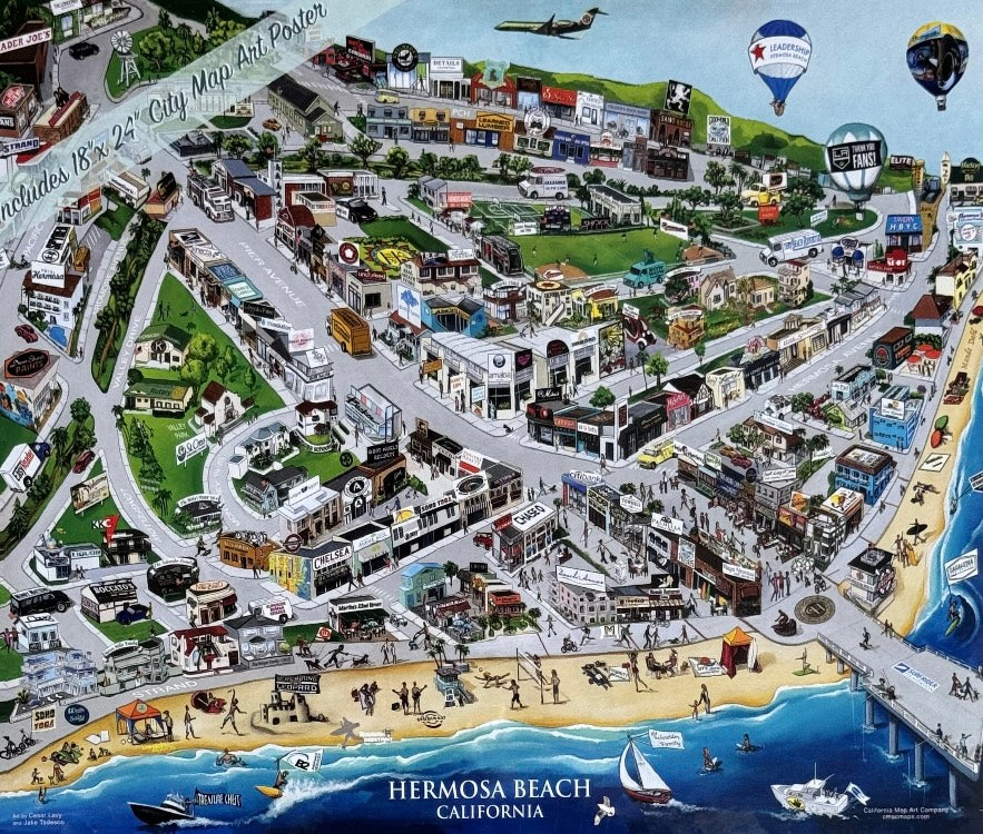 Map of Hermosa Puzzle