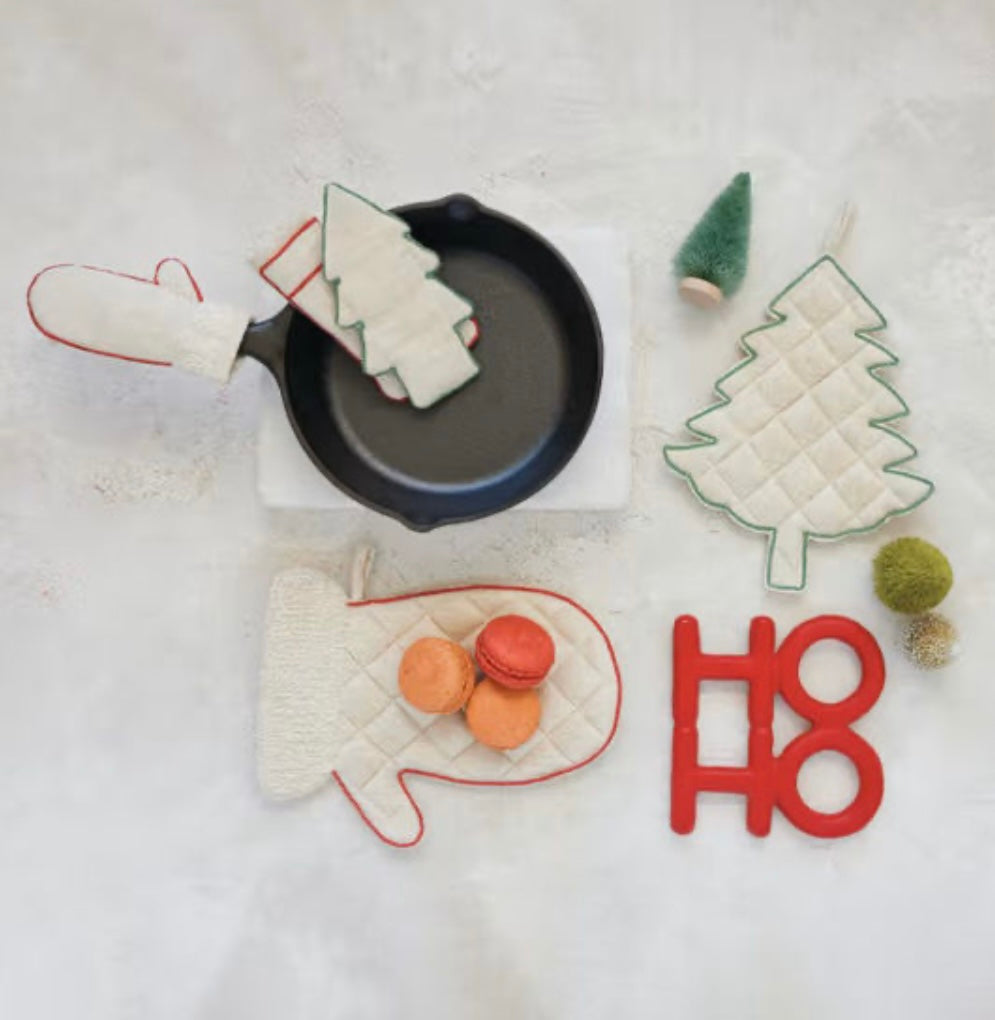 “Ho Ho” Cast-Iron Trivet