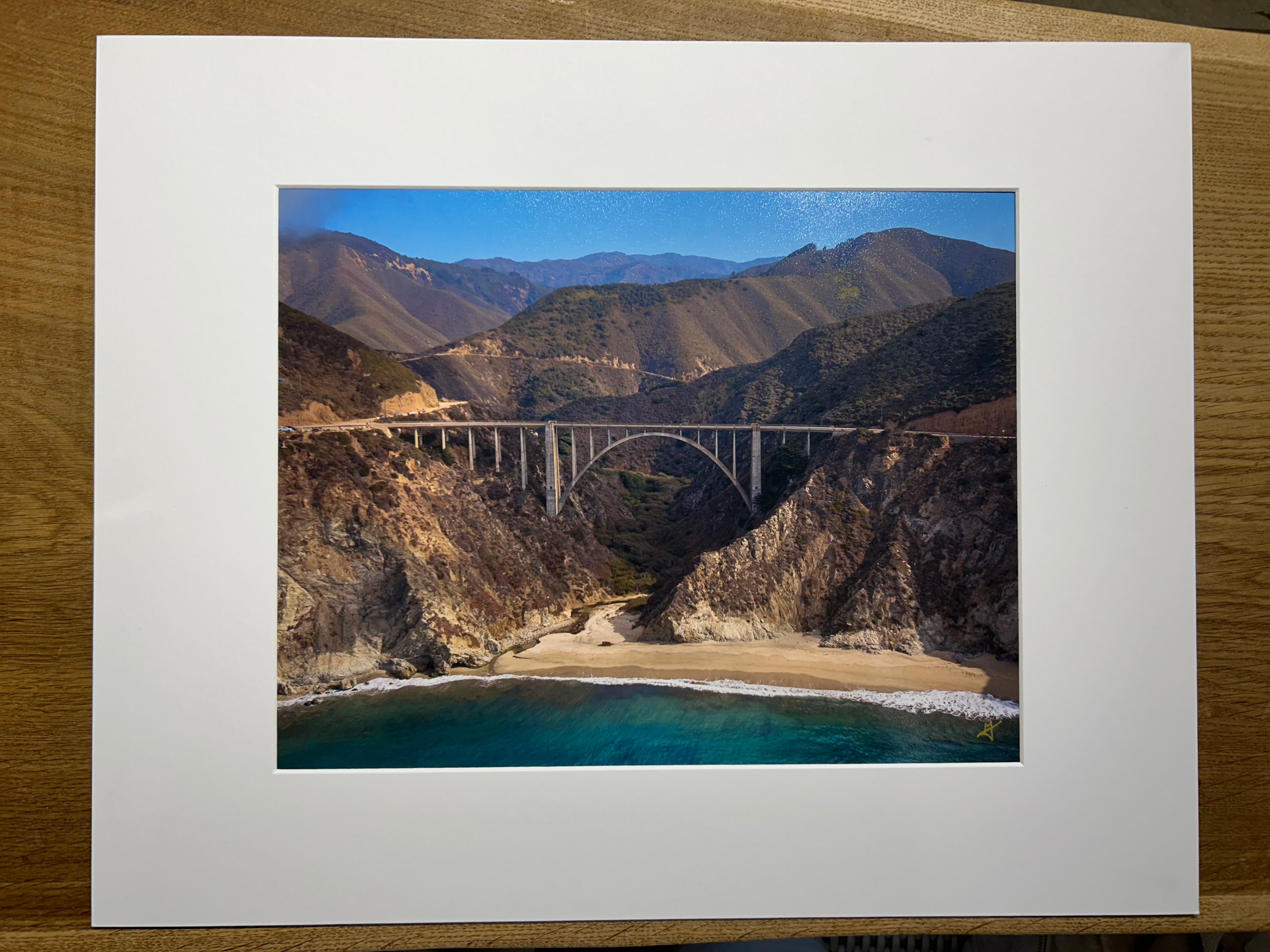 Bixby Bridge Matted Print