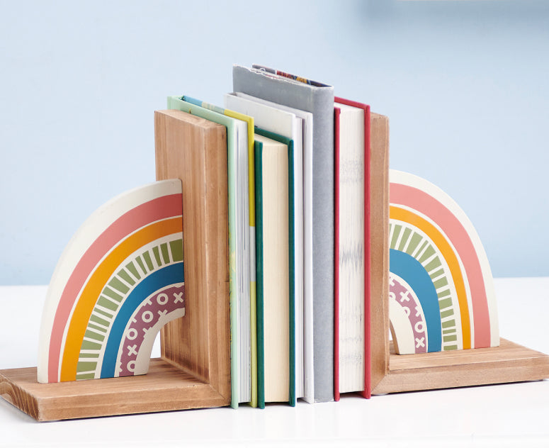 Rainbow Bookends