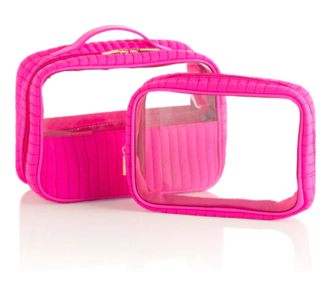 Ezra Set of 2 Clear Cosmetic Case