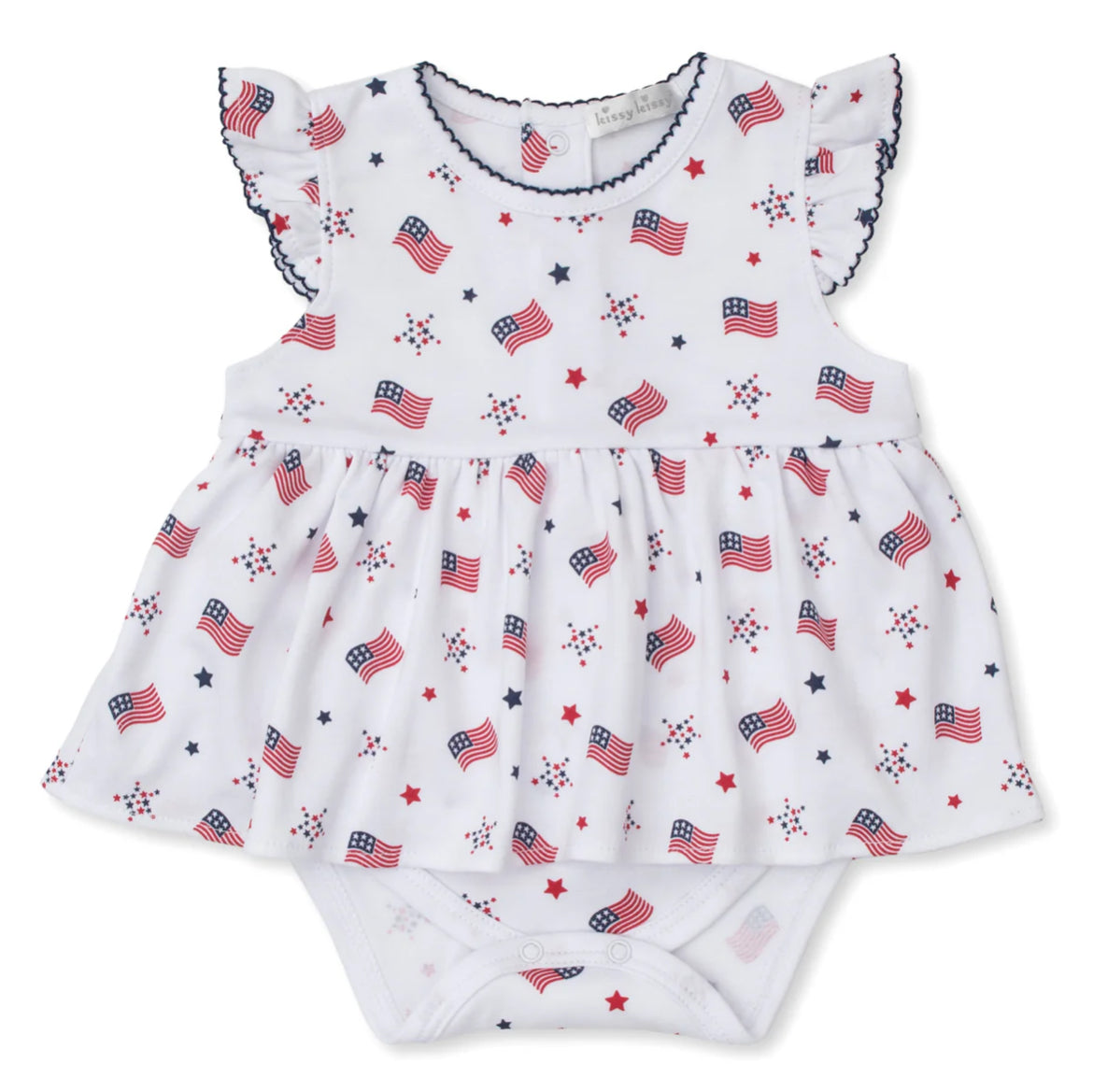 Kissy Kissy Patriotic Bodysuit Dress