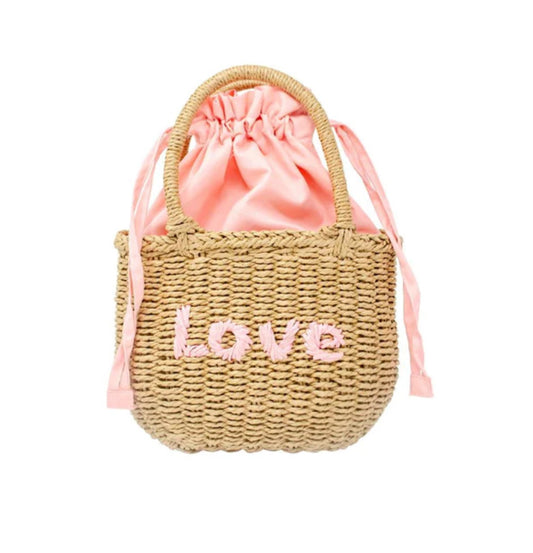 Wicker “Love” Bag