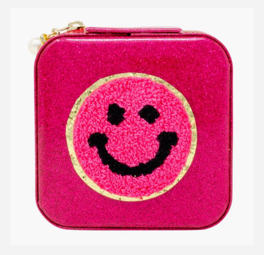 Happy Face Sparkly Jewelry Box