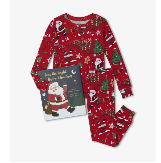 Twas The Night Before Christmas  Pajama and Book Set