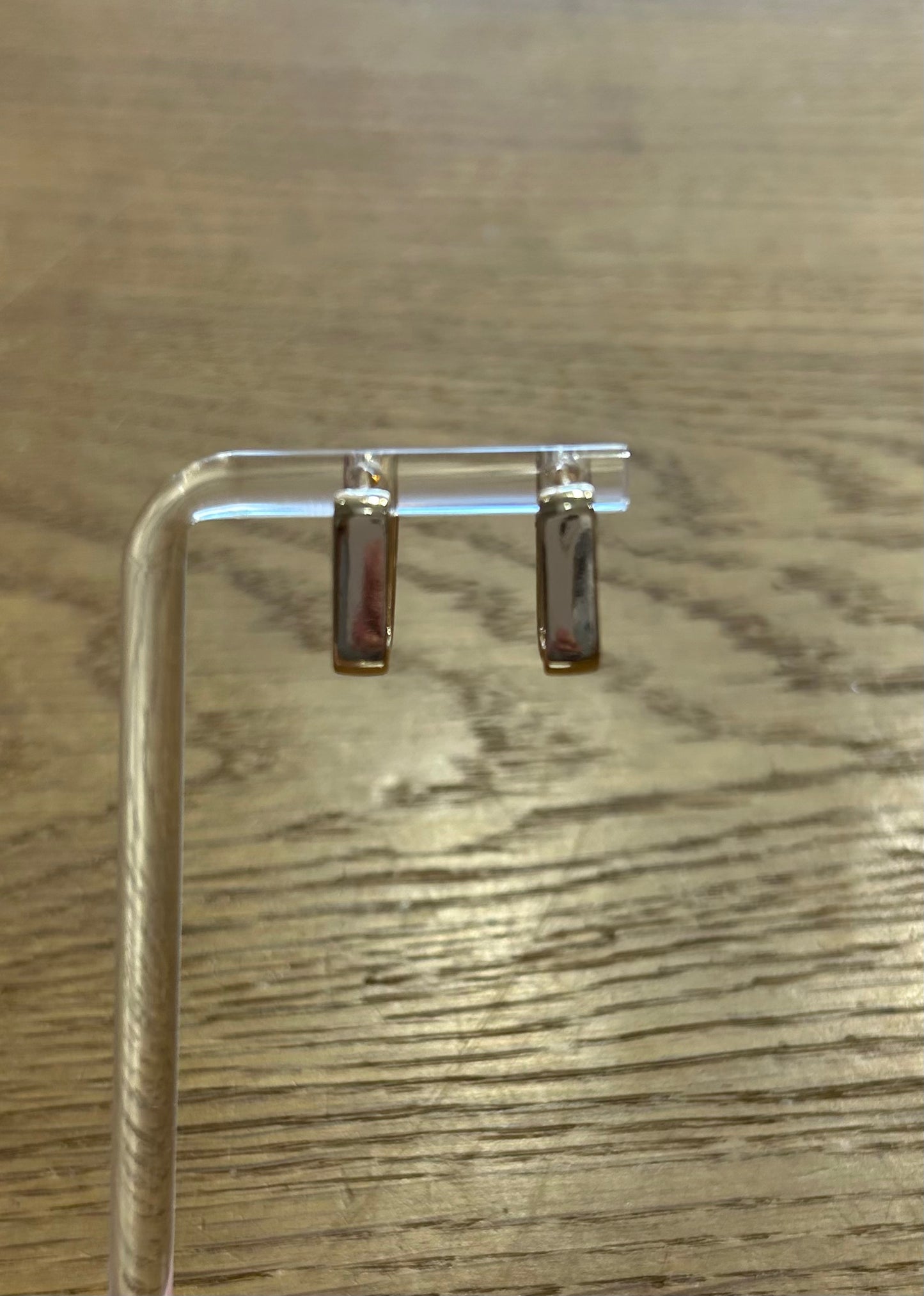 Square Huggie Earrings