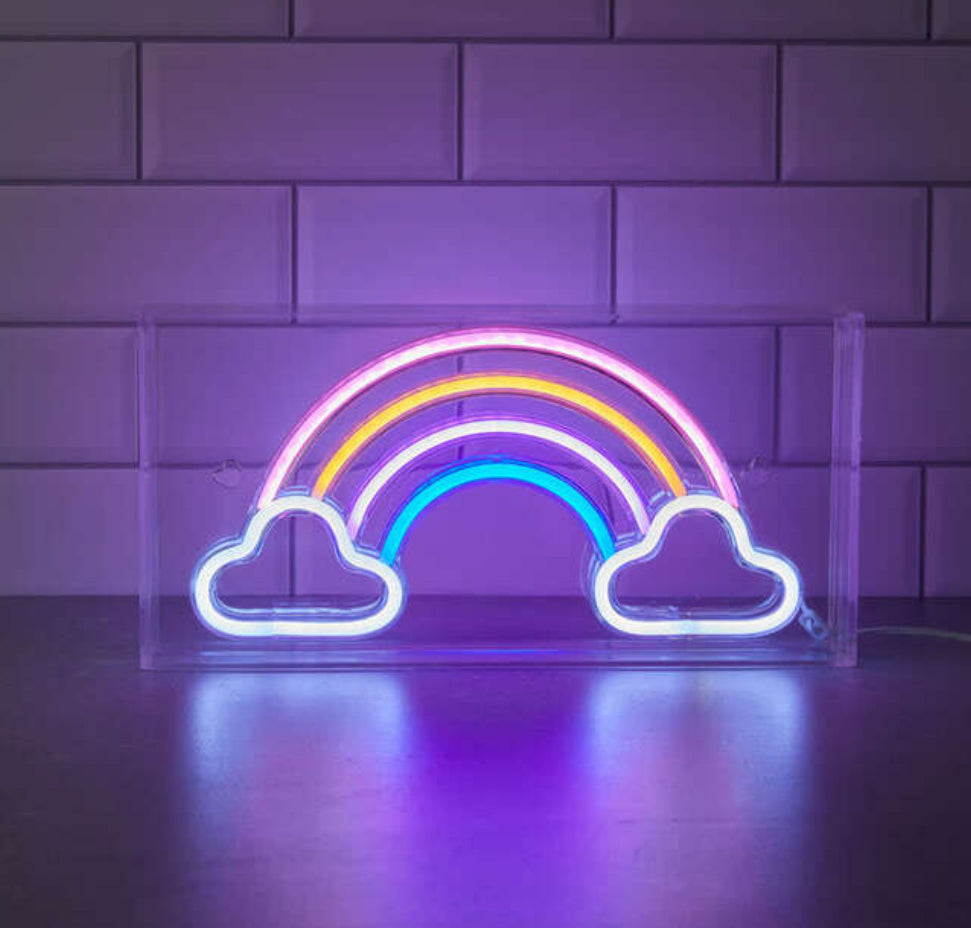 Acrylic Frame with Neon Sign