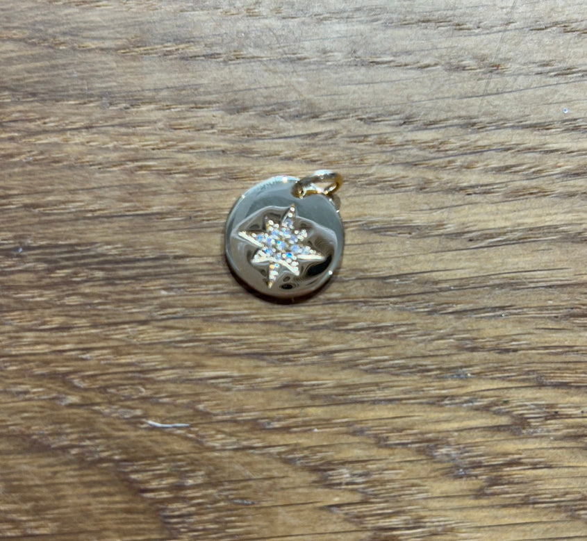 Gold Filled Starburst Charm