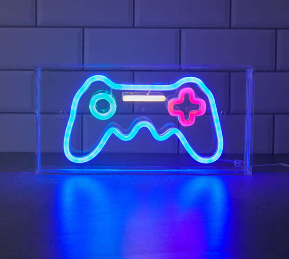 Acrylic Frame with Neon Sign