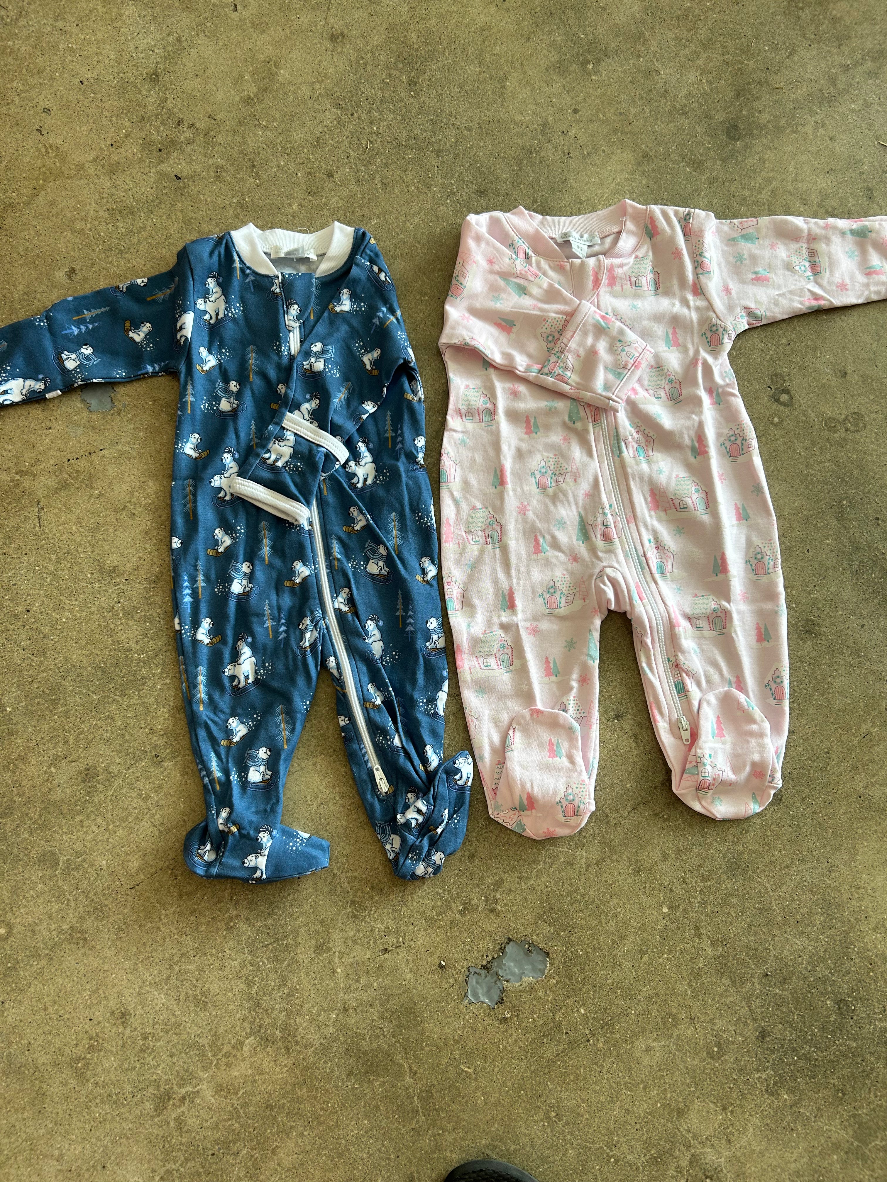 Kissy Kissy Christmas Onesie Footie