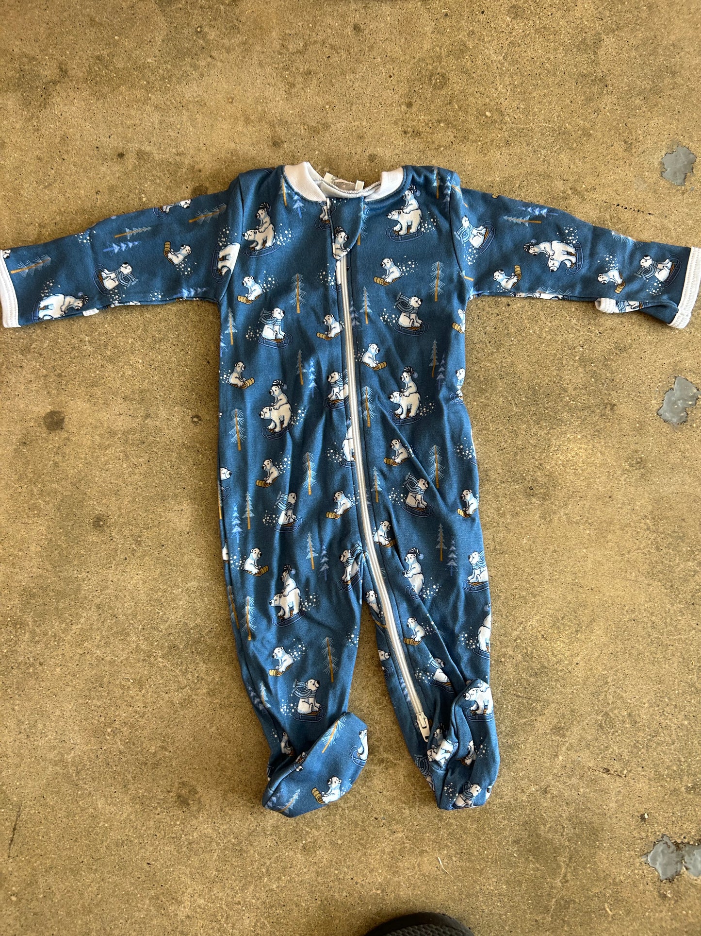 Kissy Kissy Christmas Onesie Footie