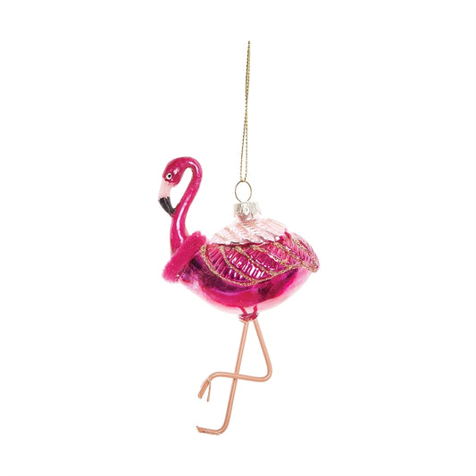 Pink Flamingo Ornament