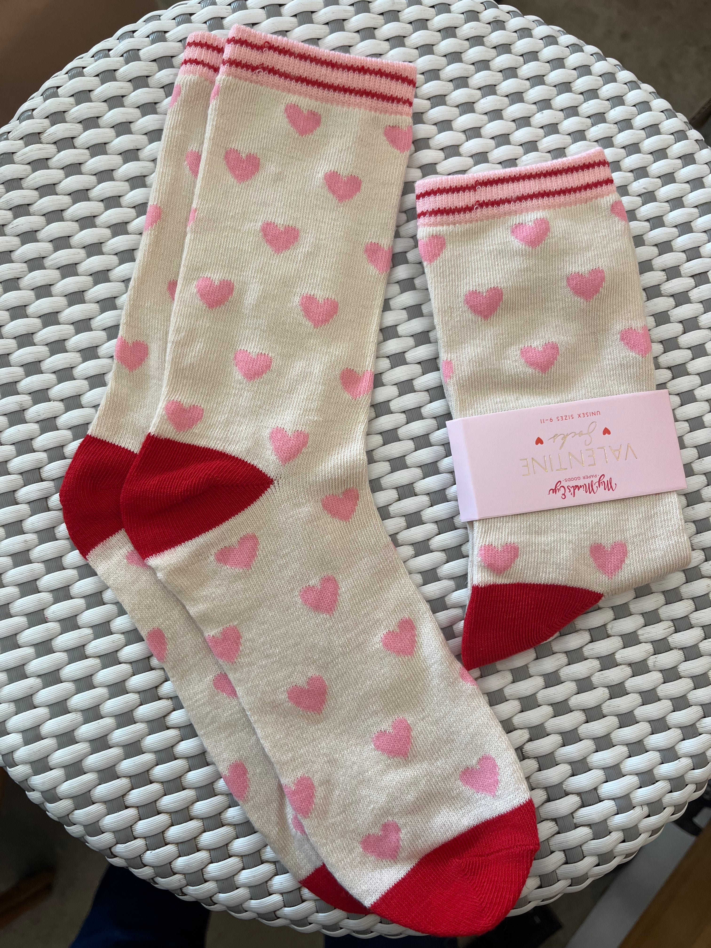 Valentines Heart Socks