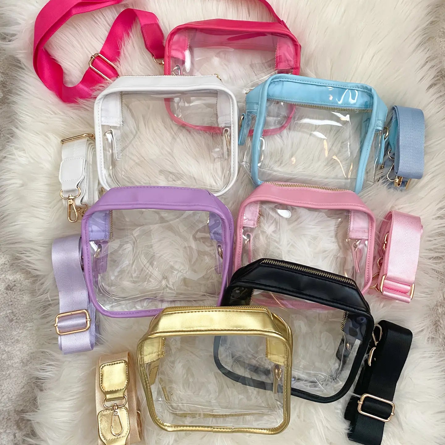 Clear Crossbody Stadium Purse