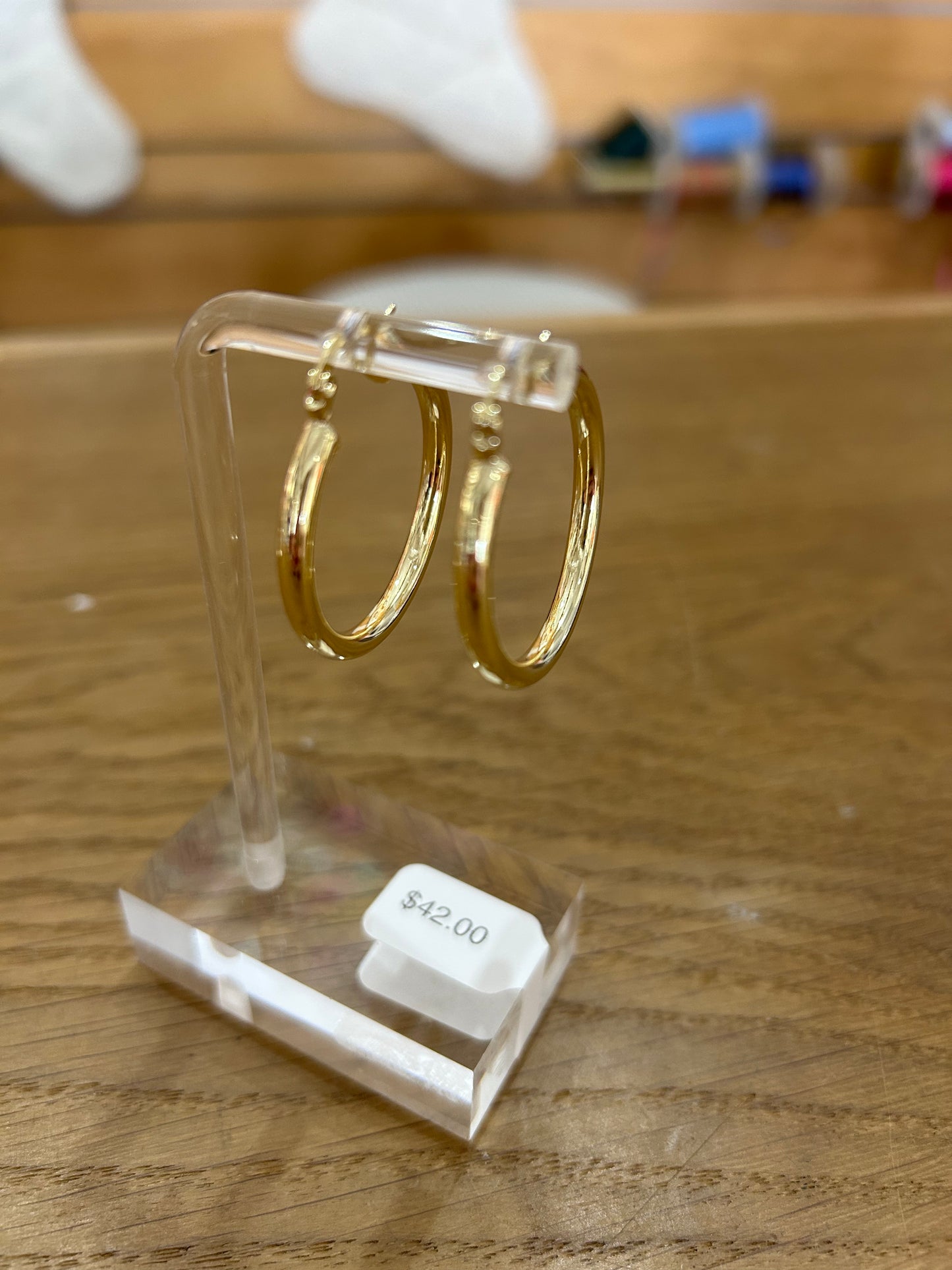 Gold Fill Tube Hoop Earrings