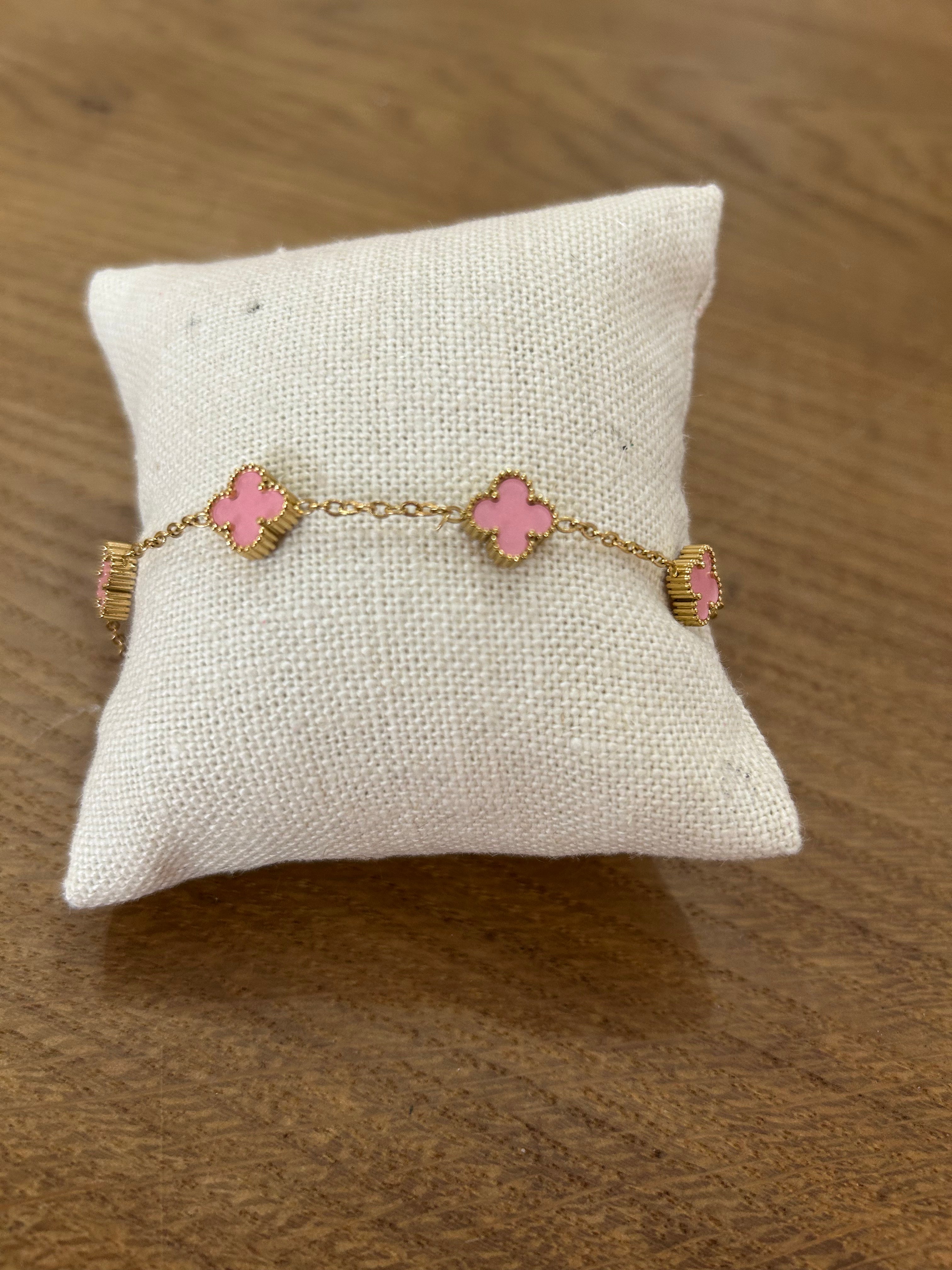 Gold Fill Clover Bracelet