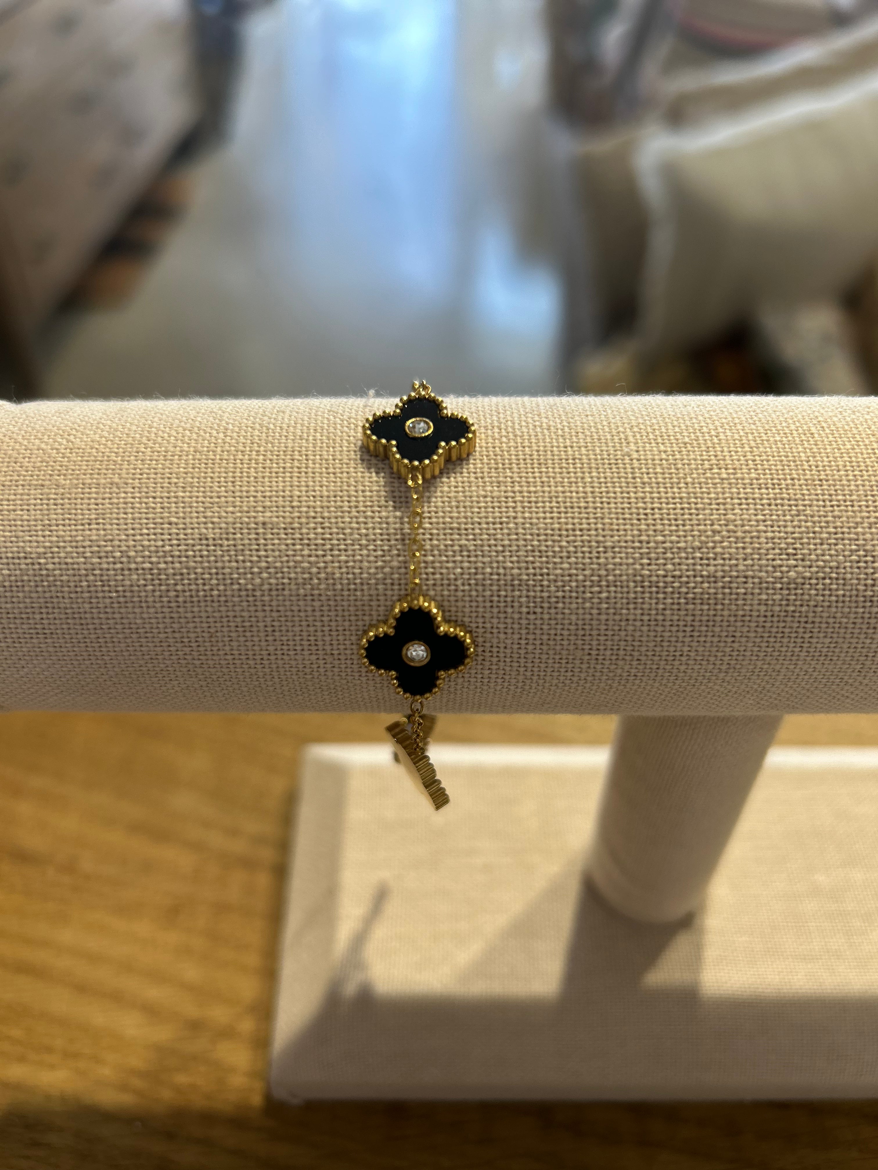 Gold Fill Clover Bracelet