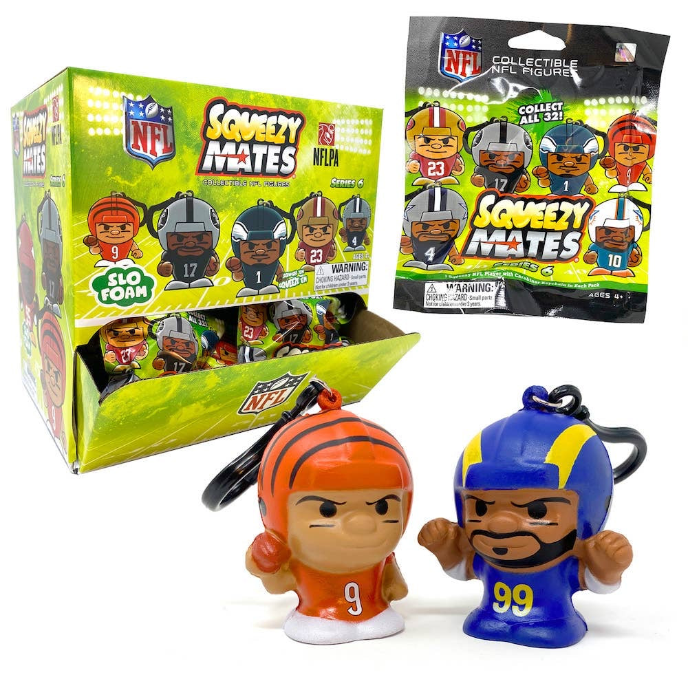 Squeezy Mates Collectable NFL Figures