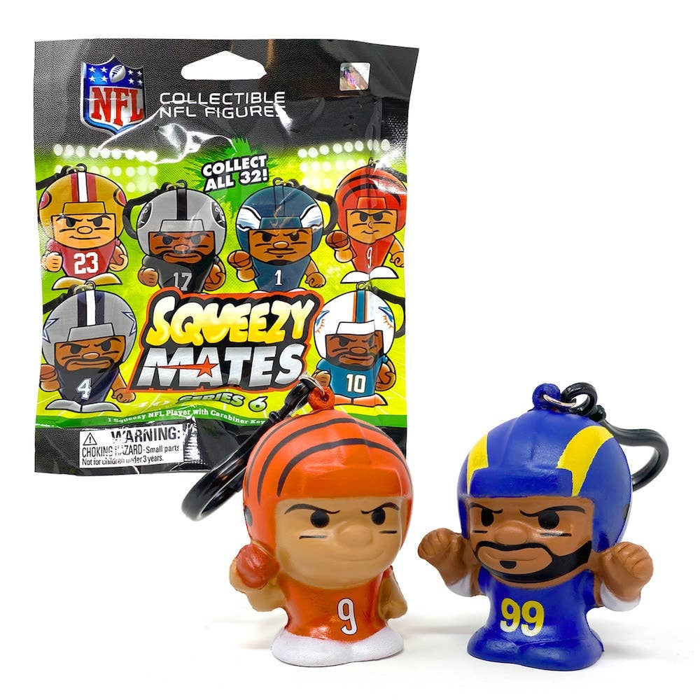 Squeezy Mates Collectable NFL Figures