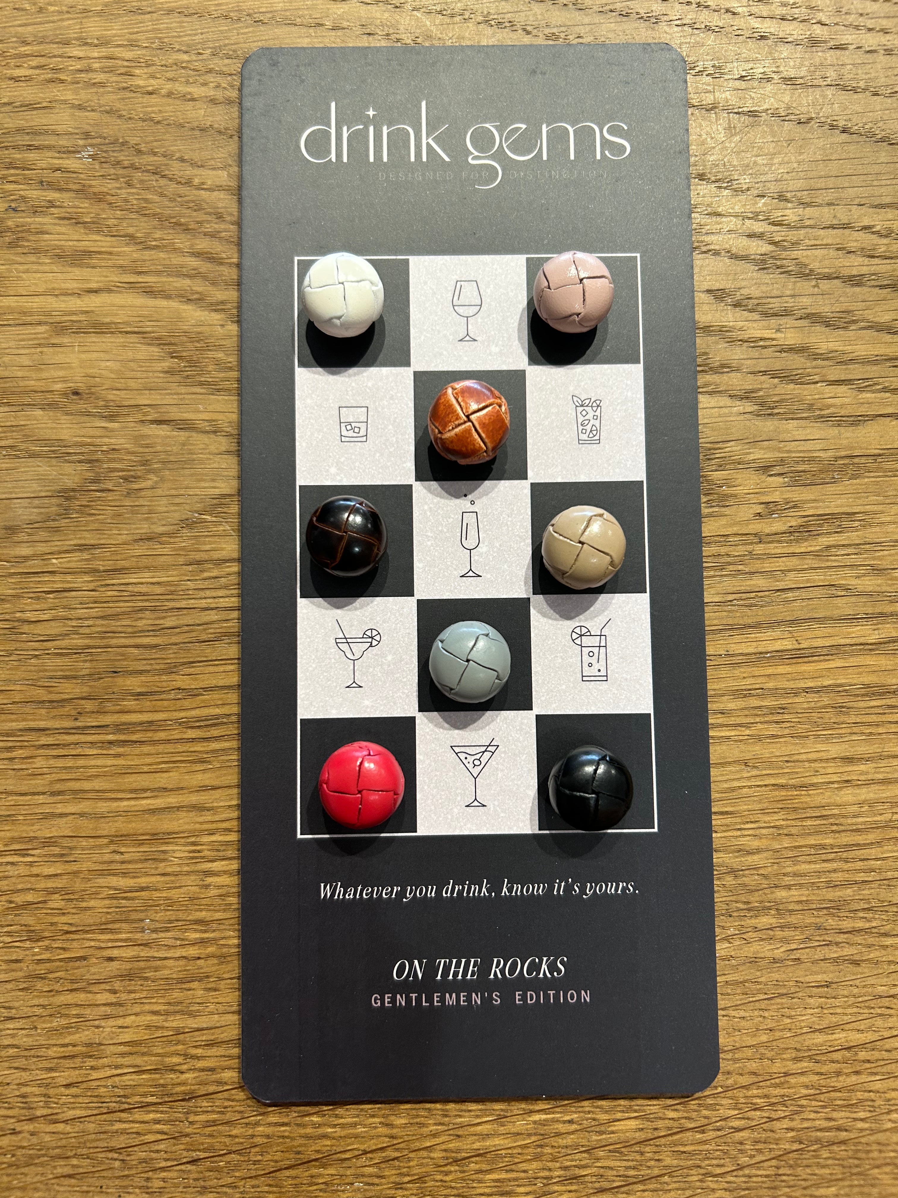 Drink Gems Wine Charms