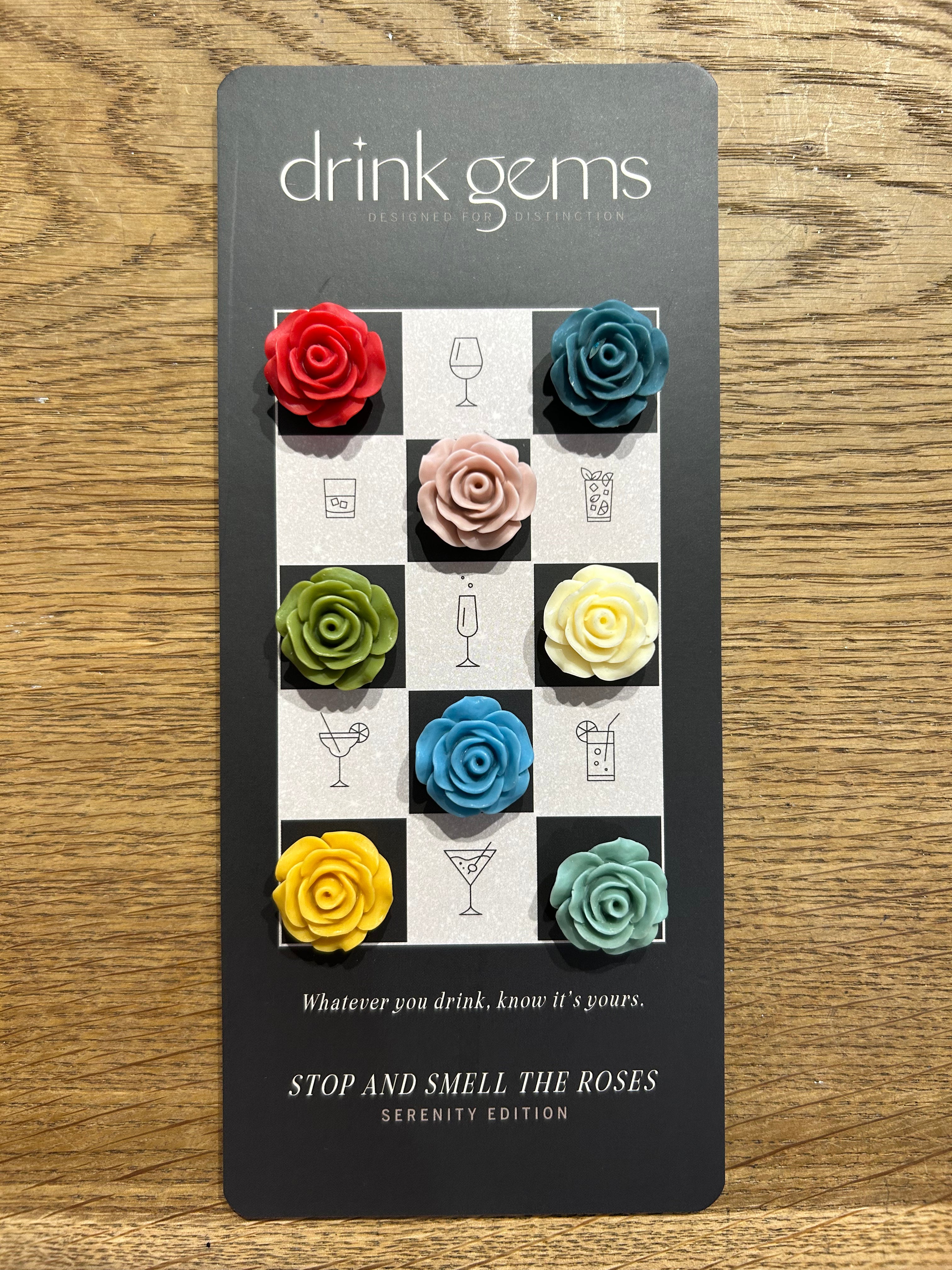 Drink Gems Wine Charms