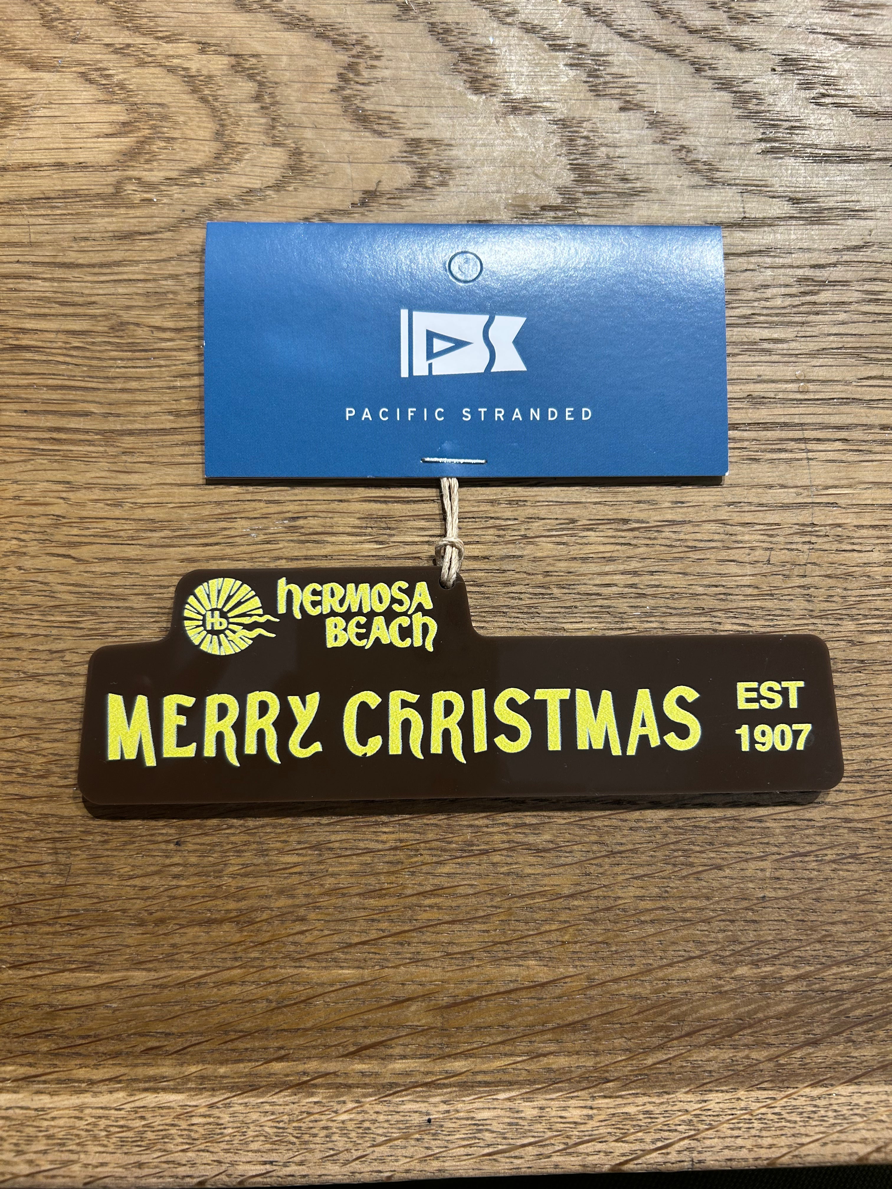 Hermosa Beach Street Sign Ornament