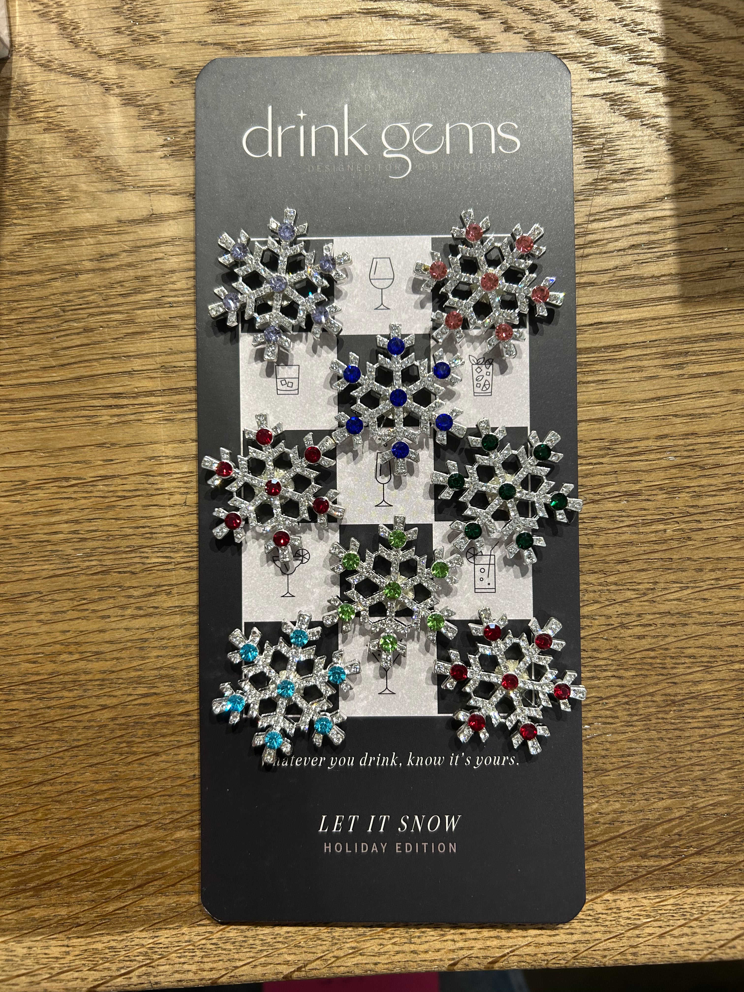 Holiday Themed Drink Gems