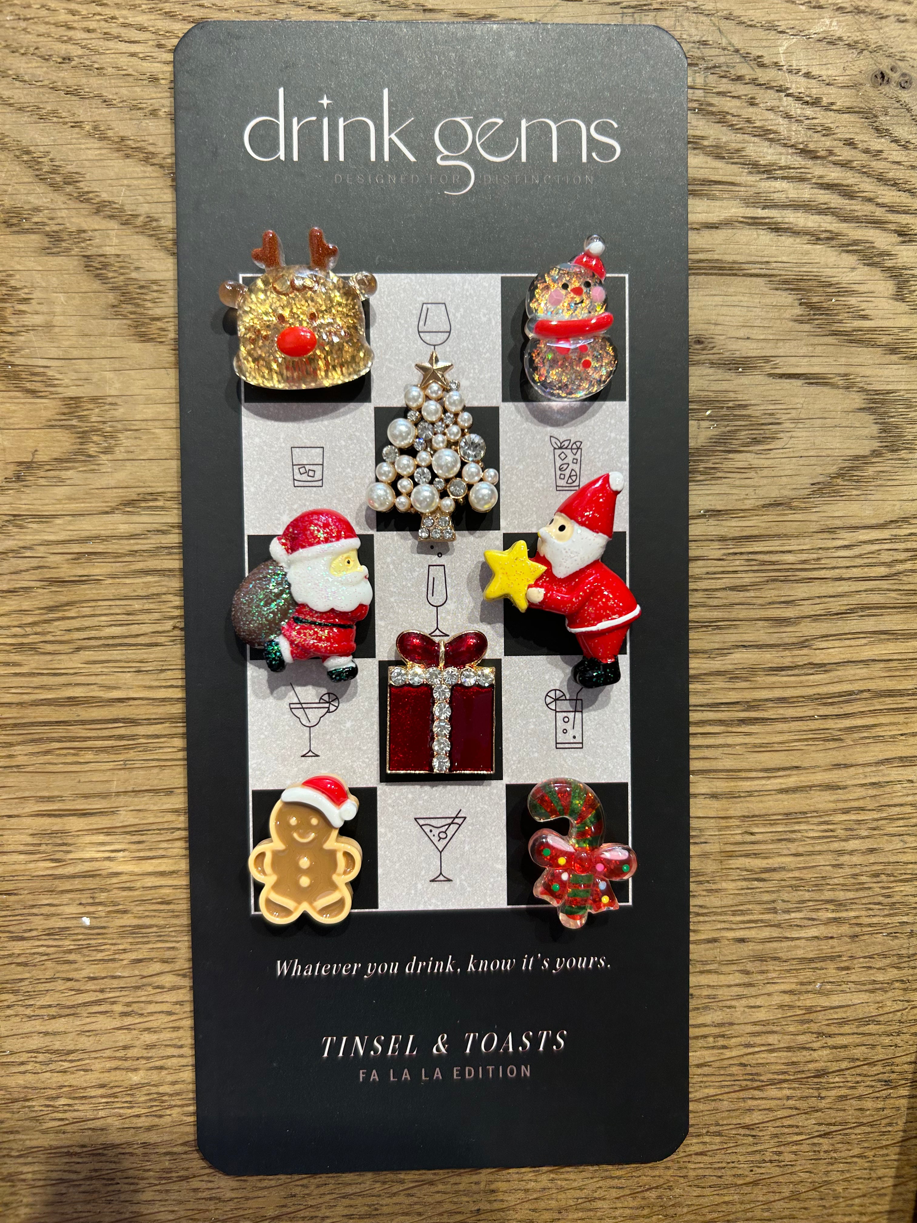 Holiday Themed Drink Gems