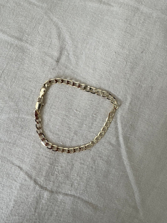 Gold Fill Curb Chain Bracelet