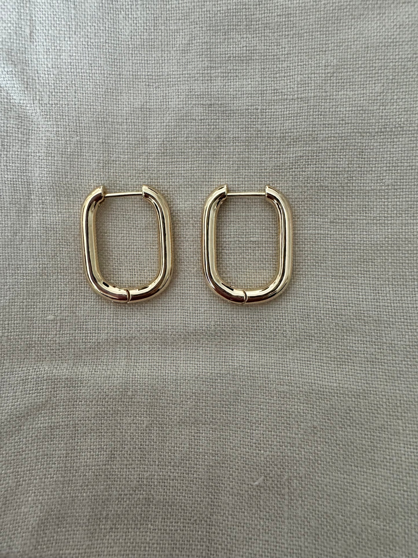 Gold Fill Tube Earrings