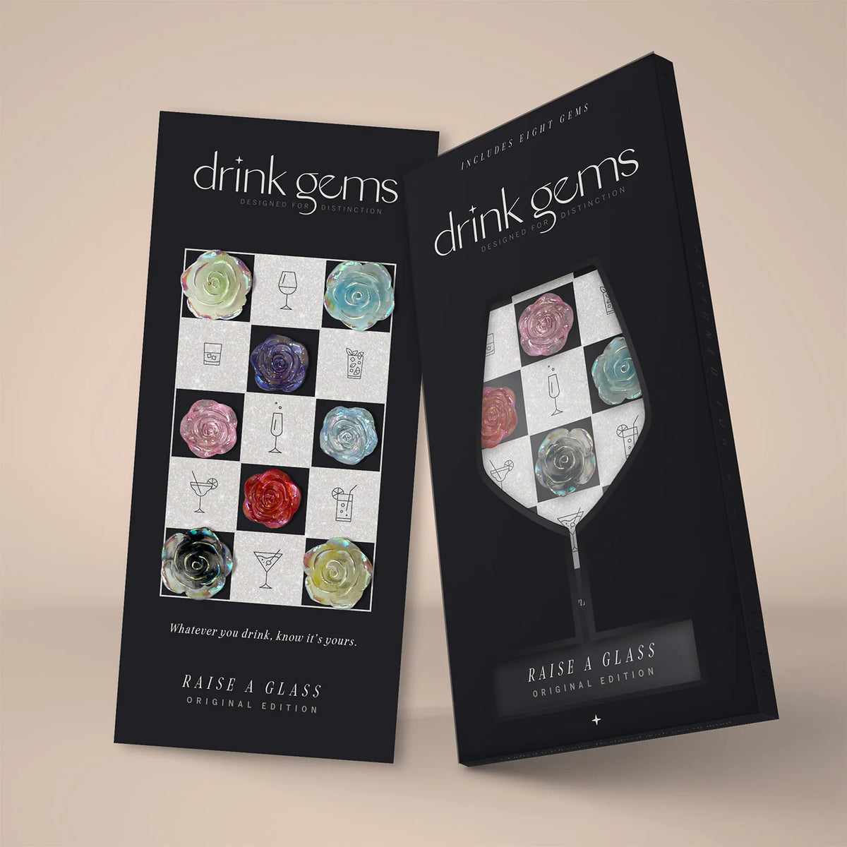 Drink Gems Wine Charms