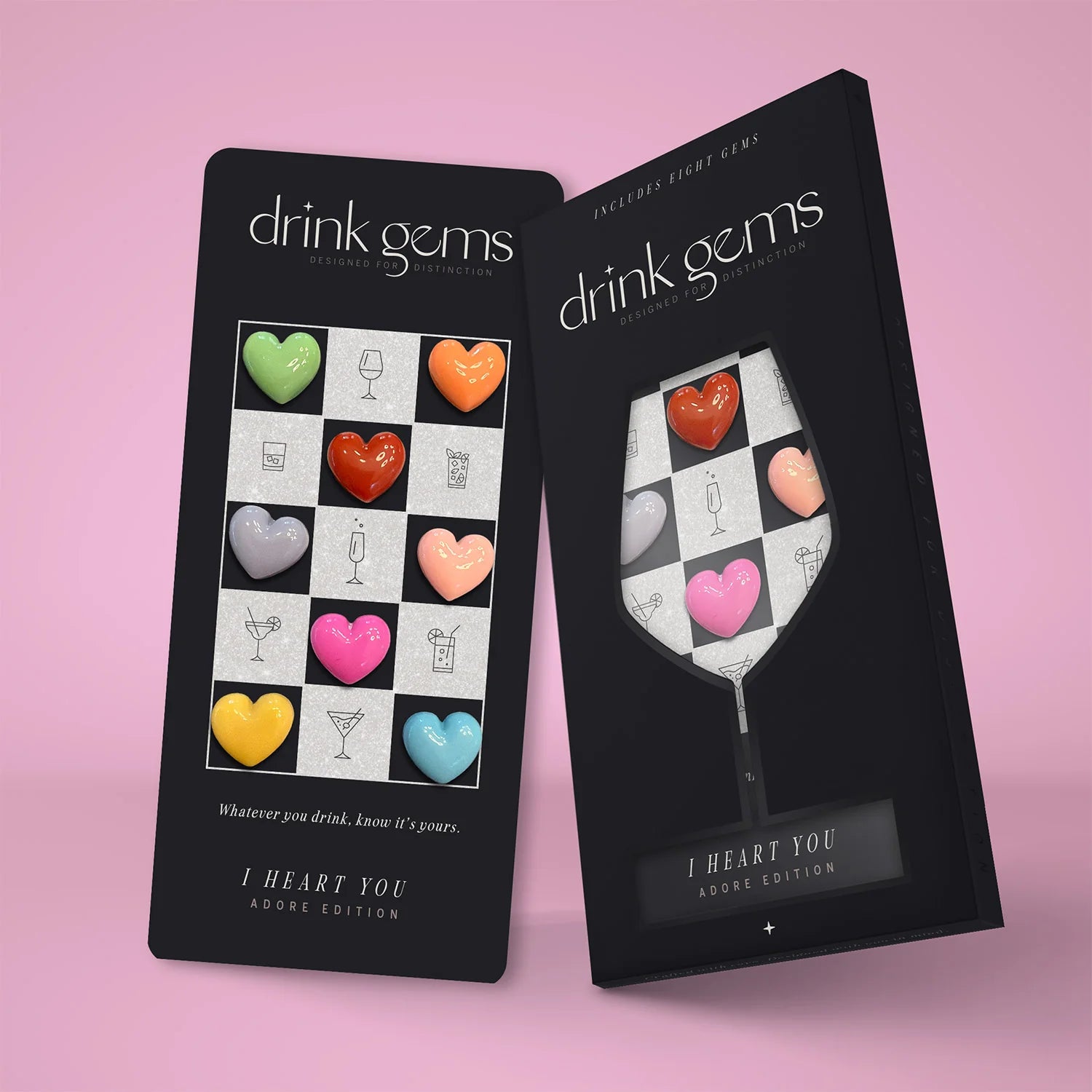 Drink Gems Wine Charms