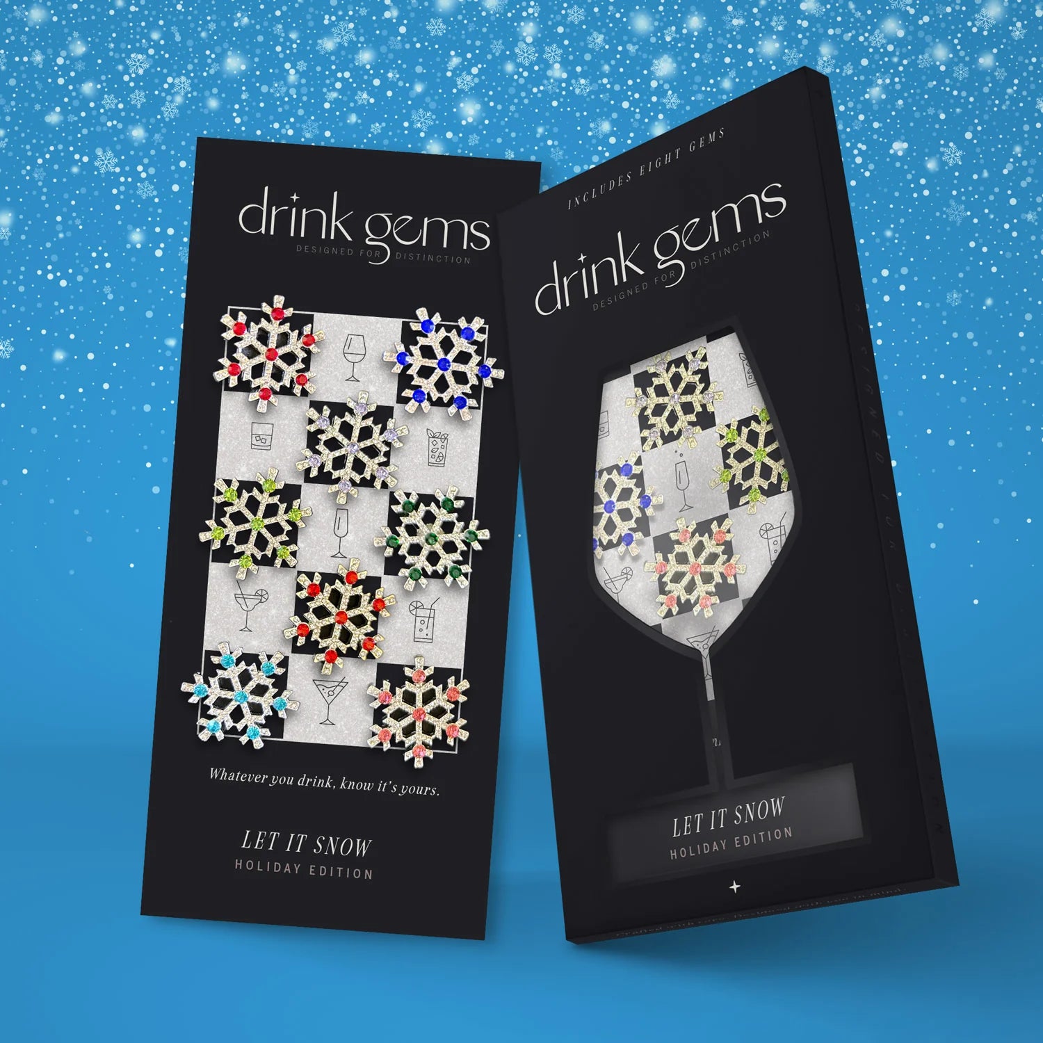 Holiday Themed Drink Gems