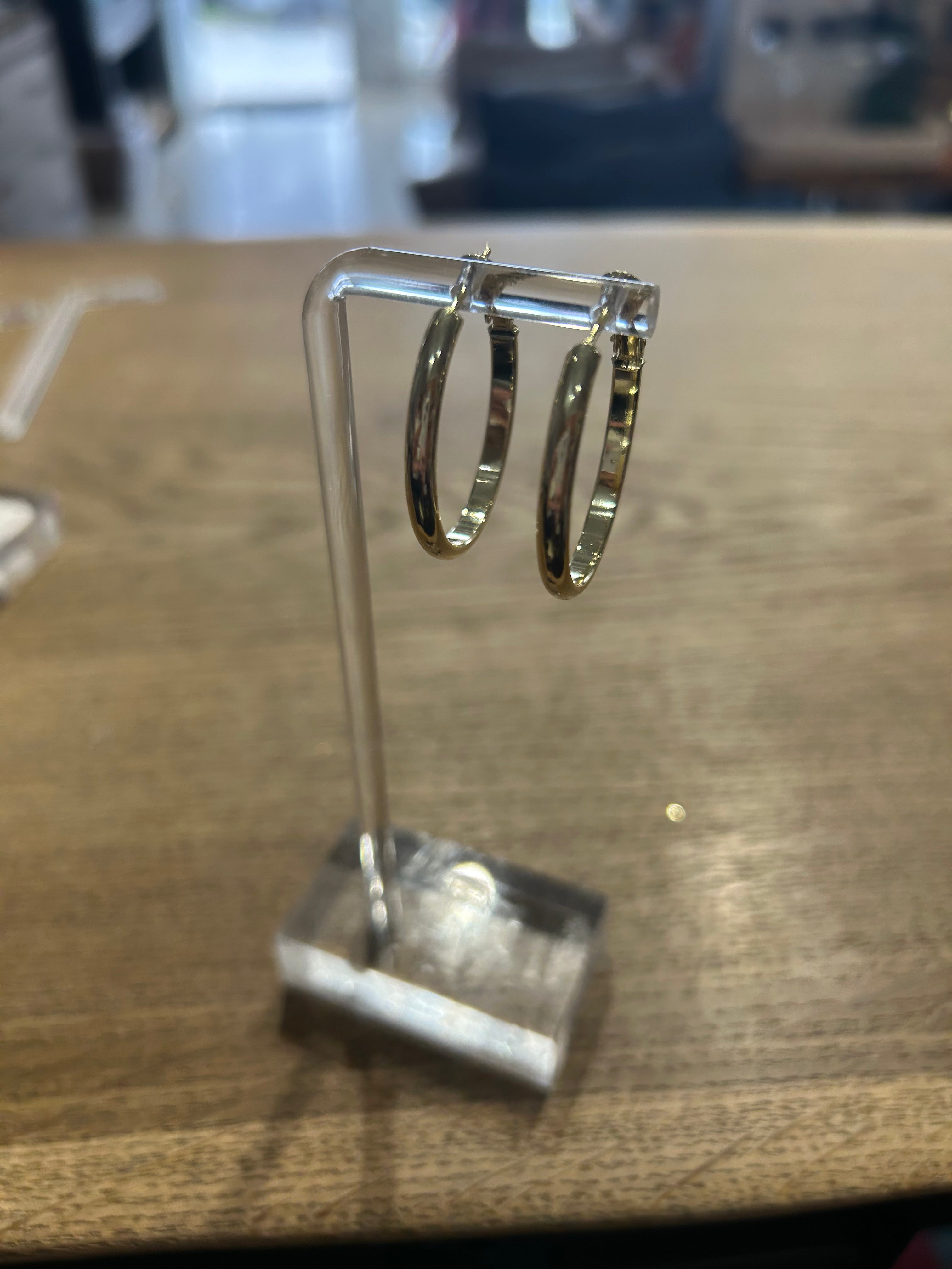 Gold Fill Tube Hoop Earrings