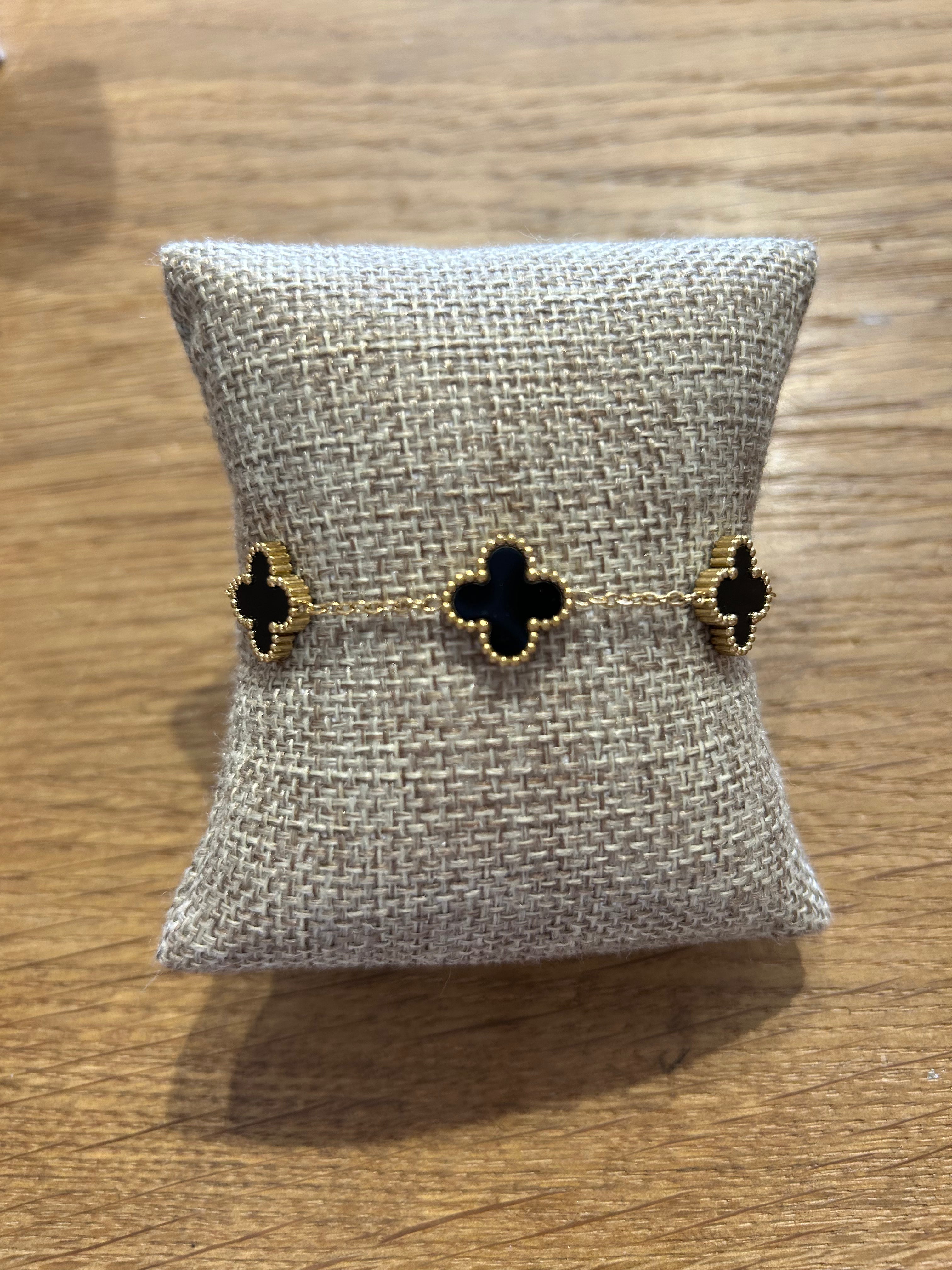 Gold Fill Clover Bracelet