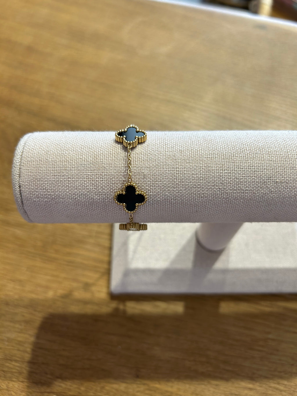 Gold Fill Clover Bracelet