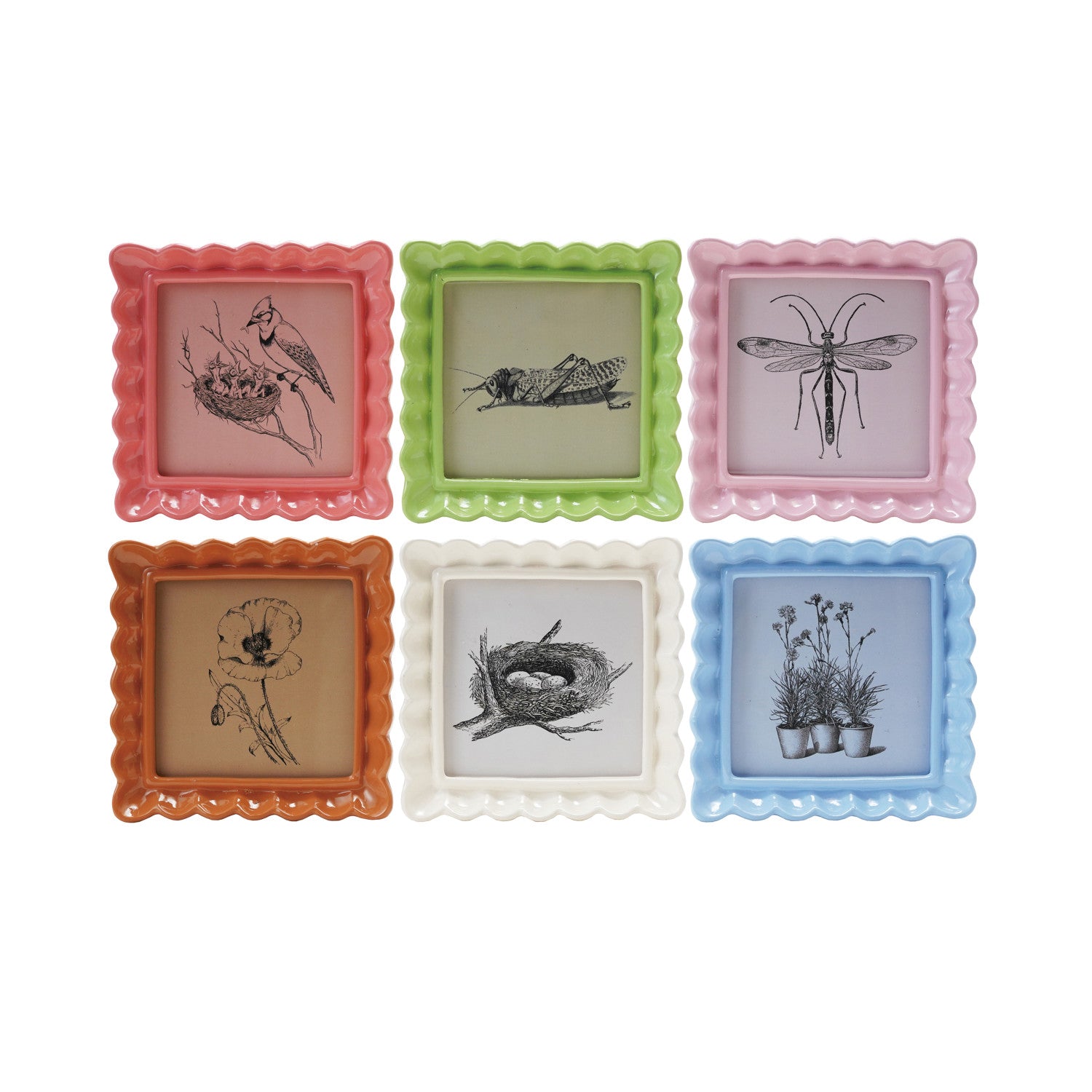 Resin Ruffled Photo Frame 4x4