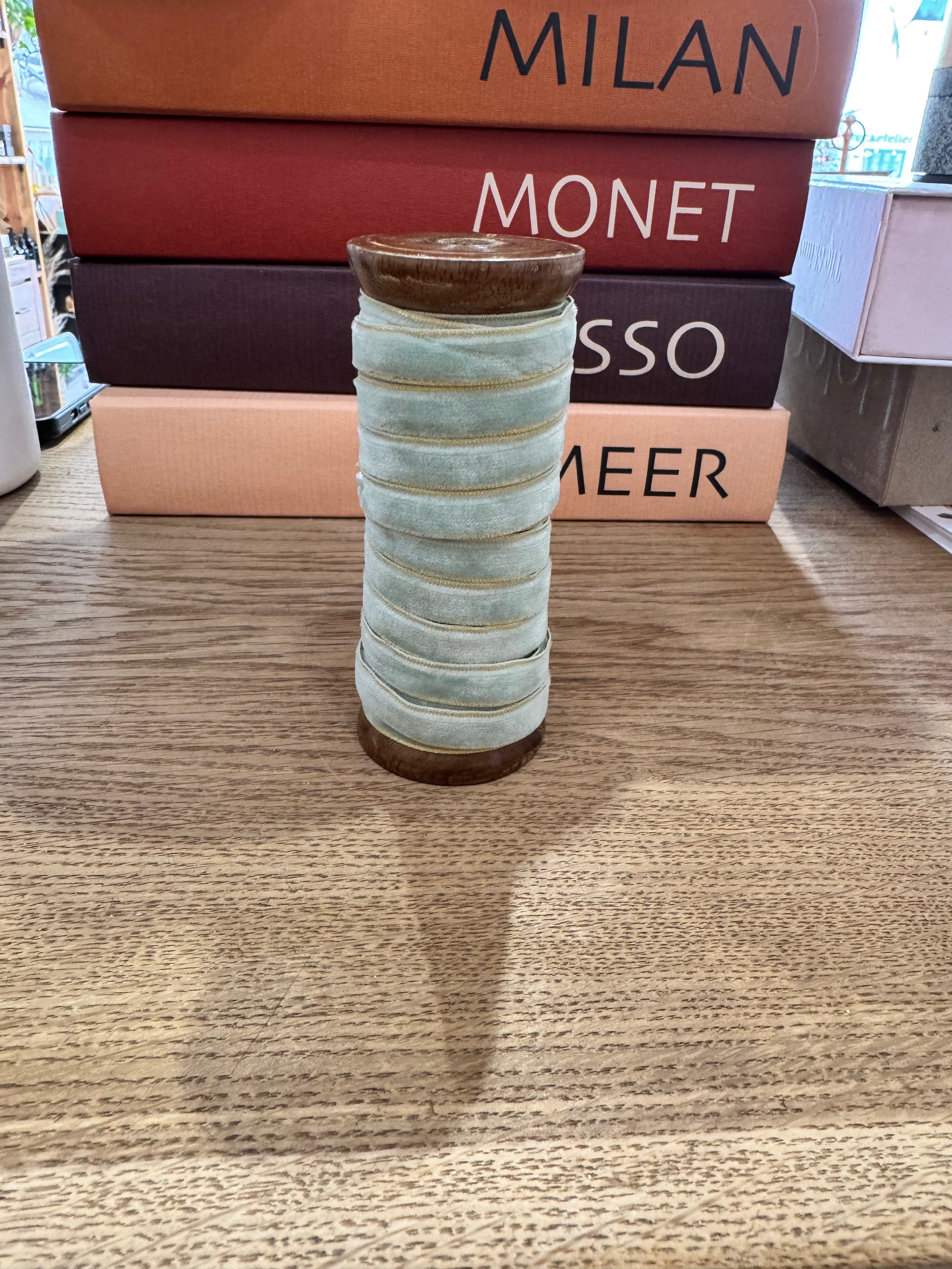 10-Yard Velvet Holiday Ribbon Spools